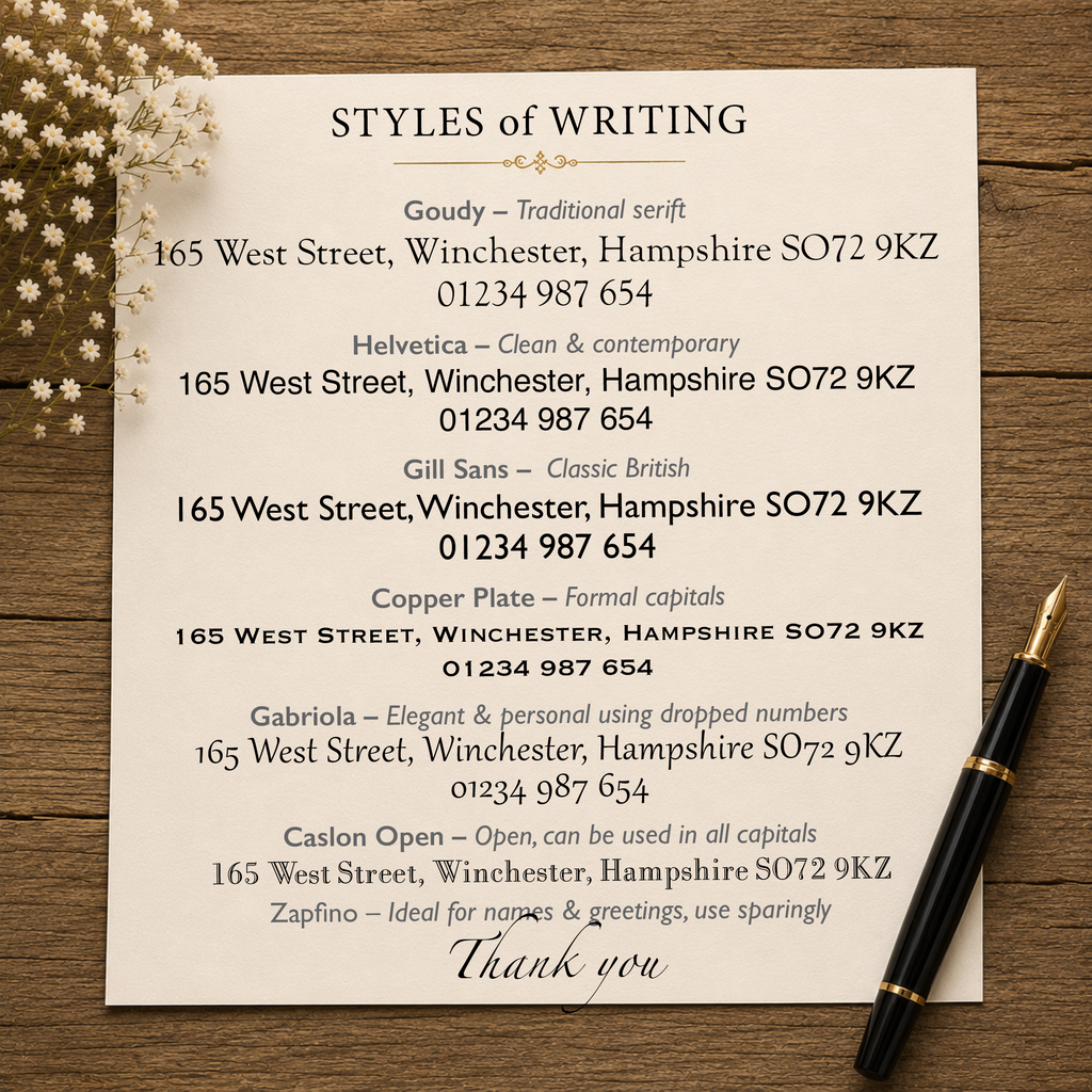 Personalised Writing Set